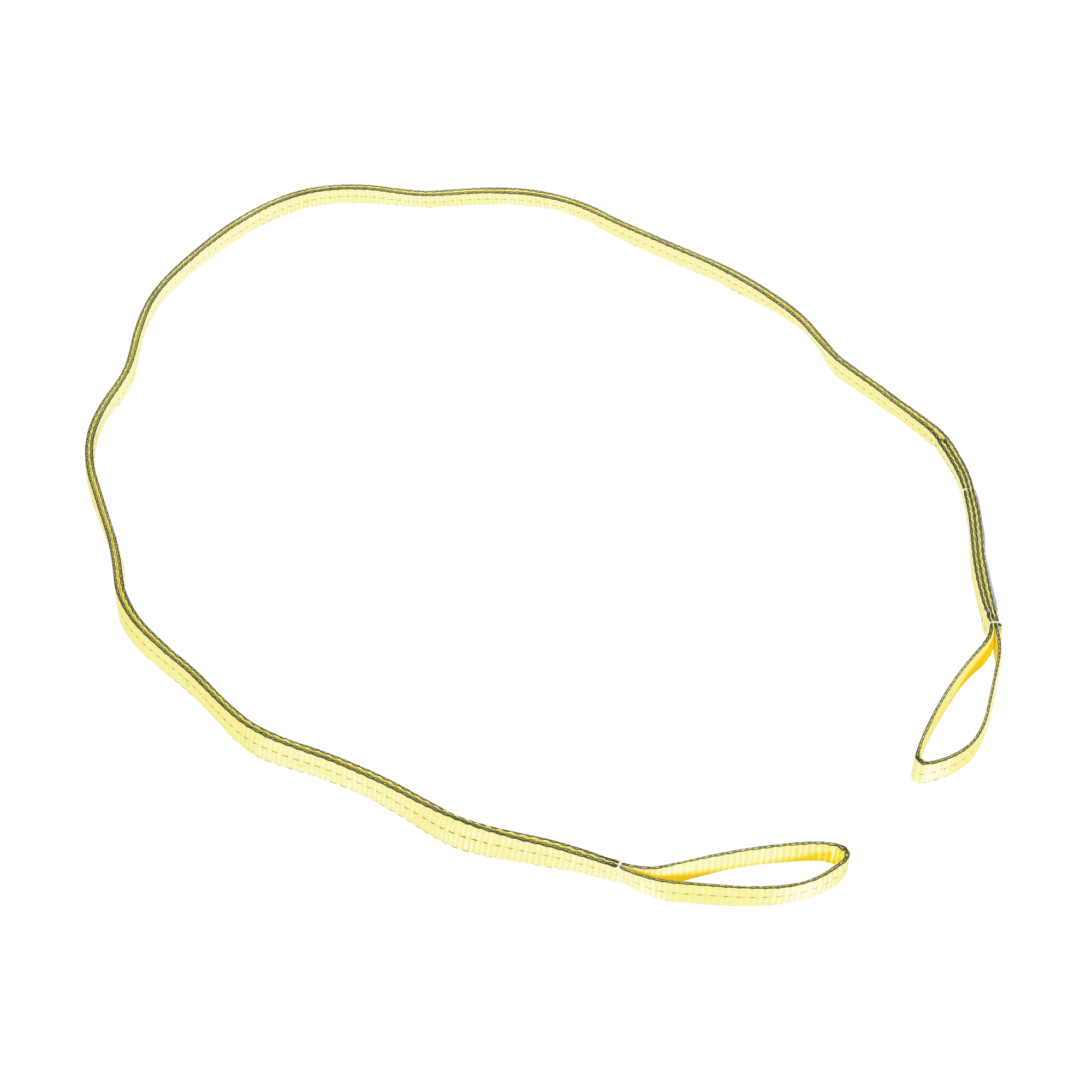 Vestil Polyester Lifting Web Sling - Double-Ply, Yellow, Model# SLD-1-F-10-YL